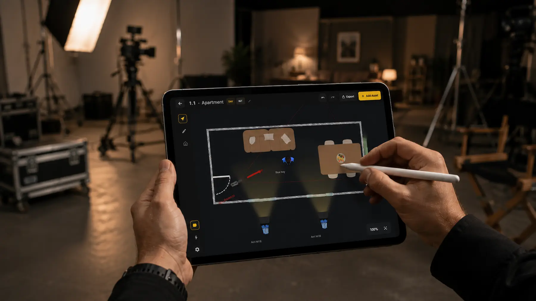 SETMAP used online on a production set